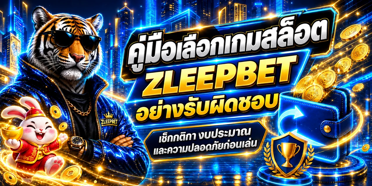 คู่มือเลือกเกมสล็อต ZLEEPBET อย่างรับผิดชอบ